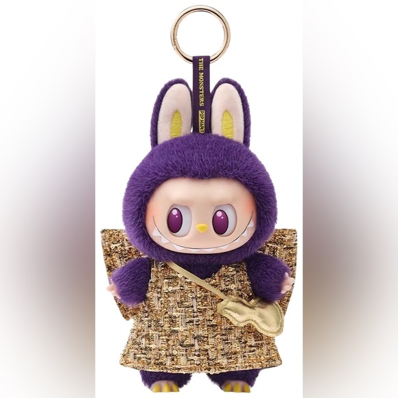 POP MART Other - Authentic Pop Mart Labubu‎ x Pronounce Wings of Fortune Purple and Gold